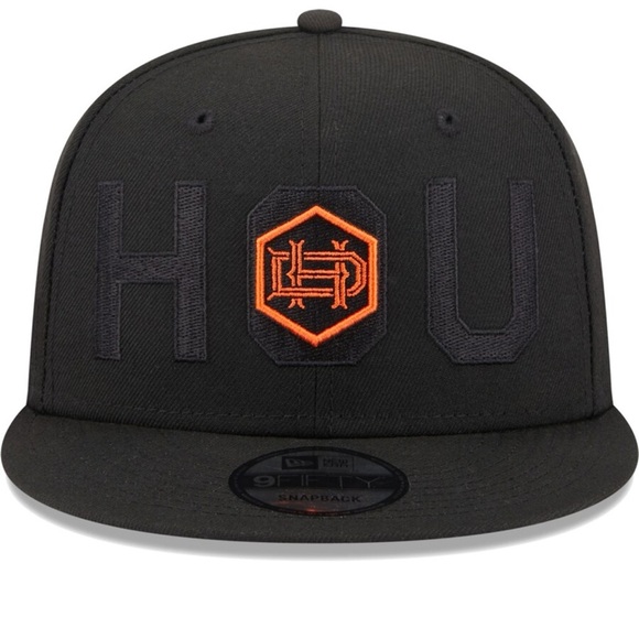 Houston Dynamo FC New Era Kick Off 9FIFTY Snapback Hat - Black - Picture 11 of 13